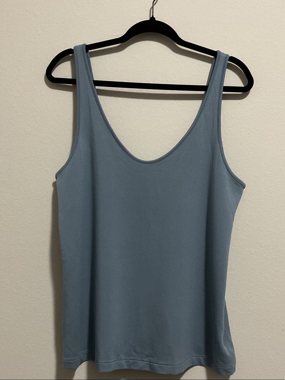 Lululemon BeCalm V-Neck Tank- Size Large- Color(Steel Blue)